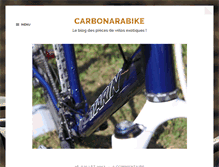 Tablet Screenshot of carbonarabike.com